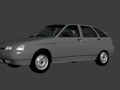 VAZ Lada 2112 Modelo 3D