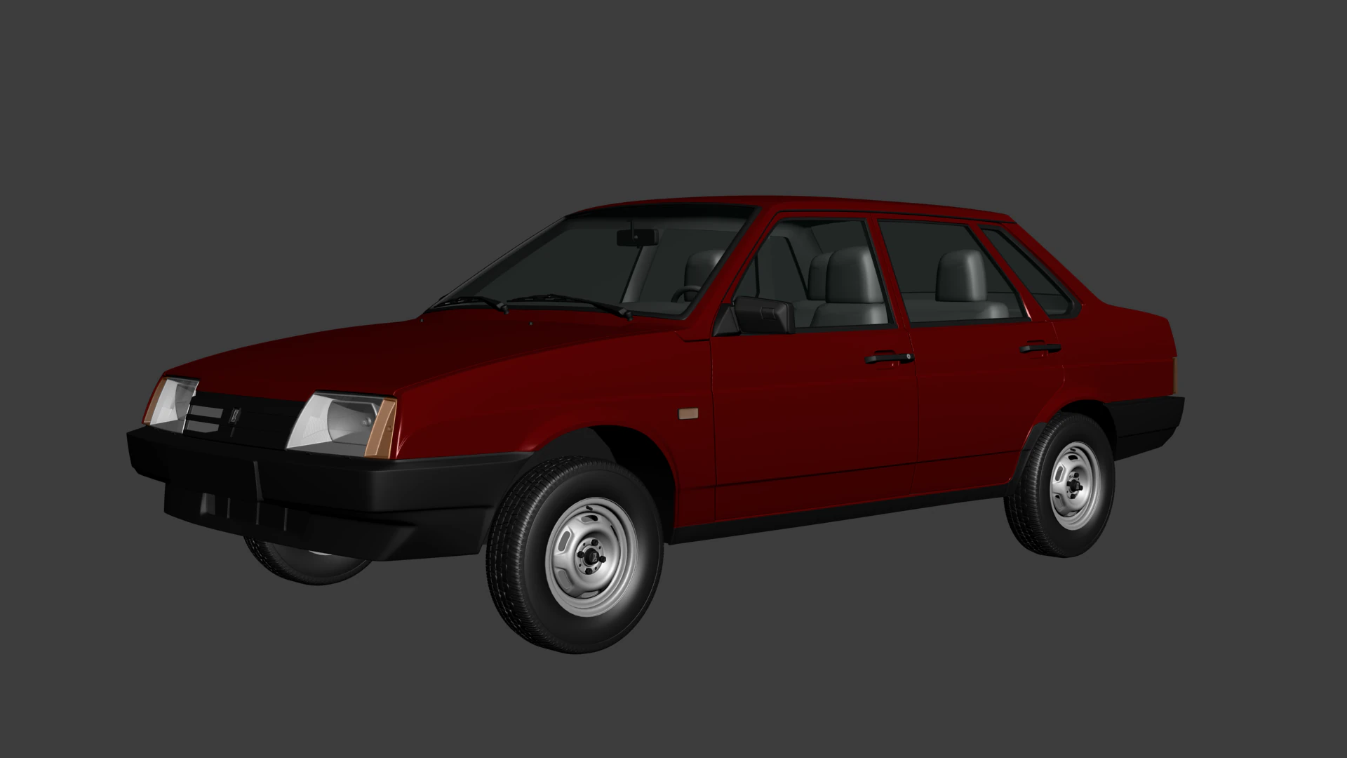 VAZ Lada21099 Modello 3D .c4d .max .obj .3ds .fbx .stl .blend