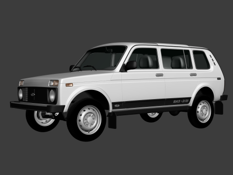 VAZ Lada Niva 4x4 2131 3D Modell