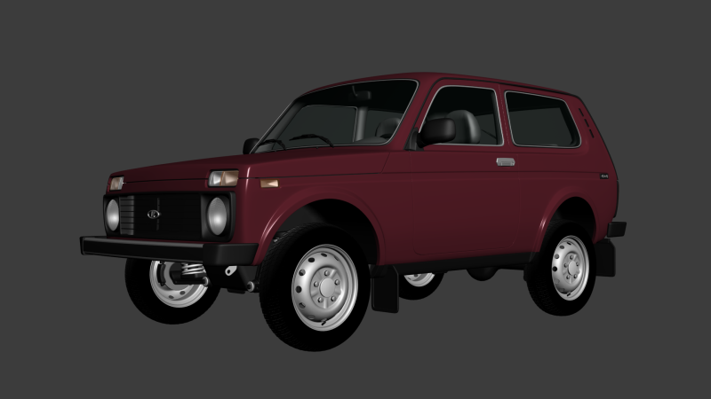 VAZ Lada Niva 4x4 21214 3D मॉडल .c4d .max .obj .3ds .fbx .stl .blend