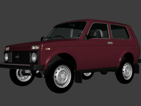 VAZ Lada Niva 4x4 21214 Model 3D