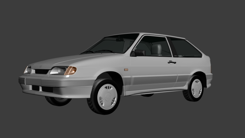 VAZ Lada Samara 2113 Modello 3D .c4d .max .obj .3ds .fbx .stl .blend