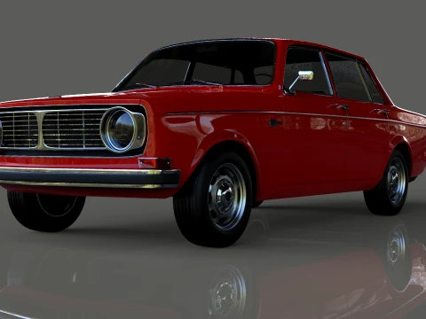 Volvo 144 sedan 1967 3Dモデル