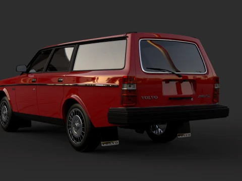 Volvo 245 wagon 3D Model