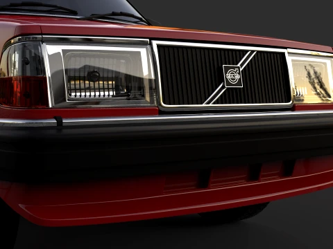 Volvo 245 wagon 3D Model