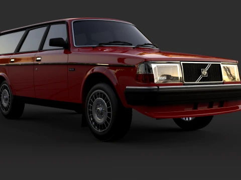 Volvo 245 wagon 3D Model