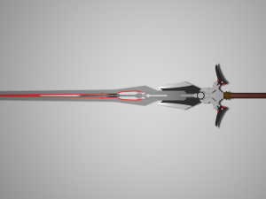 Two-handed sword 3D Model