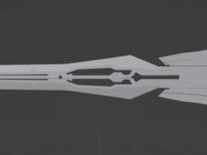 Two-handed sword 3D Model