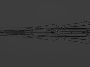 Two-handed sword 3D Model