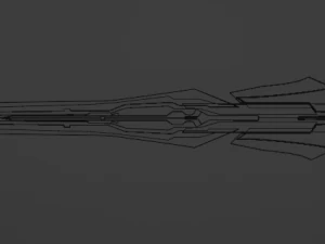 Two-handed sword 3D Model