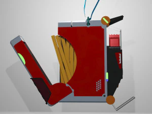Futuristic food container 3D Model