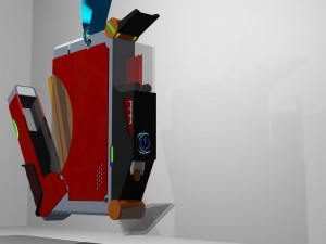 Futuristic food container 3D 模型