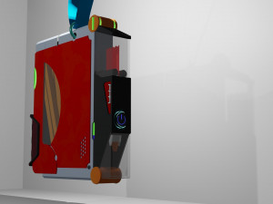 Futuristic food container 3D 模型
