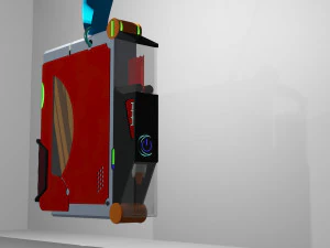 Futuristic food container 3D Model