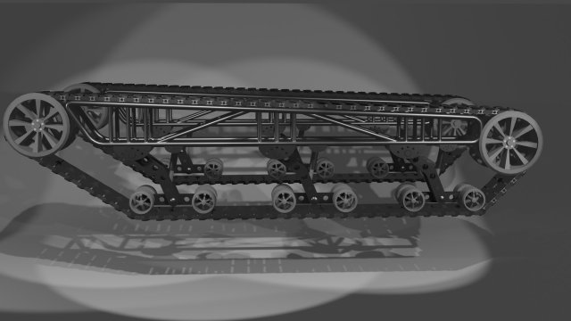 Crawler mover Modello 3D .c4d .max .obj .3ds .fbx .stl .blend 