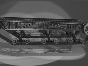 Crawler mover Modelo 3D