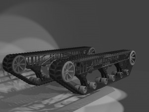 Crawler mover Modello 3D
