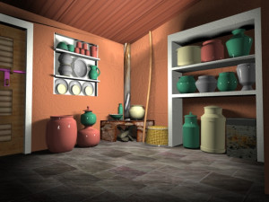 village house Model 3D