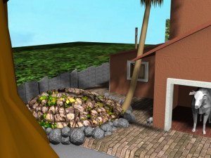 village house Model 3D