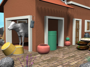 village house Model 3D