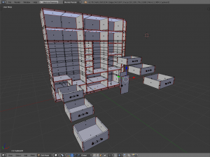 walnut cupboard 3D Model