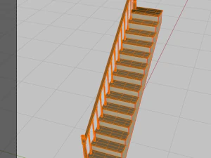 escaleras Modelo 3D