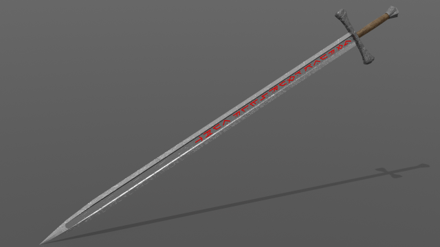 insulting sword 3D-Modell .c4d .max .obj .3ds .fbx .stl .blend 