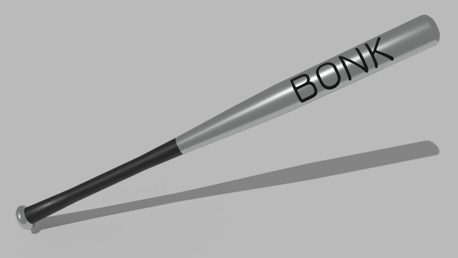 aluminum baseball bat 3D Model .c4d .max .obj .3ds .fbx .stl .blend 