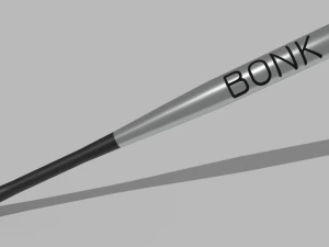 Baseballschl&auml;ger aus Aluminium 3D Modell