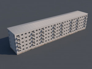 ussr 335 series house 3D-Modell