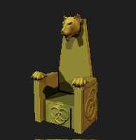 throne Modelo 3D .c4d .max .obj .3ds .fbx .stl .blend 