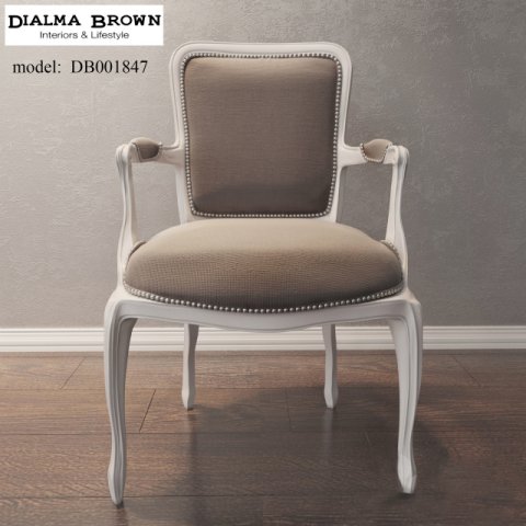 dialma brown chair 3D 模型 .c4d .max .obj .3ds .fbx .stl .blend