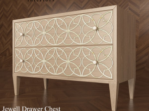 jewell drawer chest bernhardt 3D Model