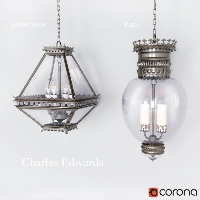 charles edwards lamps 3D Модель .c4d .max .obj .3ds .fbx .stl .blend 