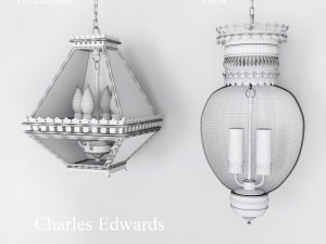 charles edwards lamps 3D Модель