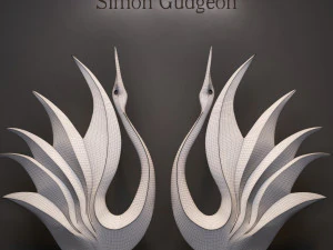 bird of happiness by simon gudgeon 3D Model