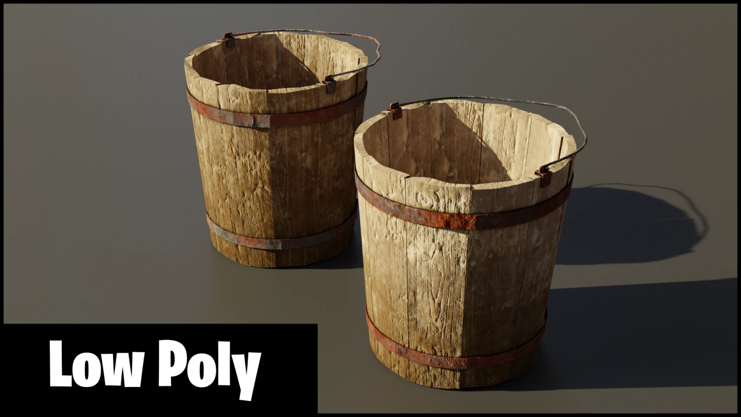 medieval bucket 3D Model .c4d .max .obj .3ds .fbx .stl .blend 