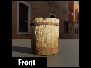 medieval bucket 3D Model