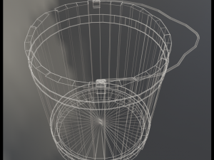 medieval bucket 3D 모델