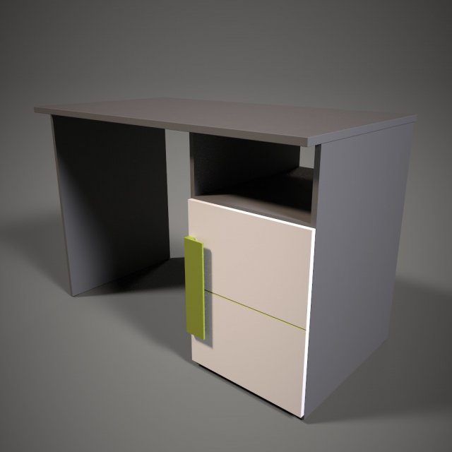 bedroom desk Modello 3D .c4d .max .obj .3ds .fbx .stl .blend 