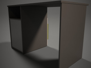 bedroom desk Modello 3D
