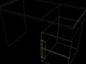 bedroom desk Modello 3D