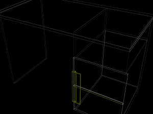 bedroom desk 3D Model