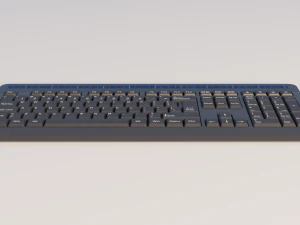 generic wireless keyboard 3D Model