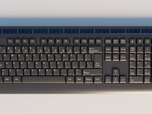 generic wireless keyboard 3D Model