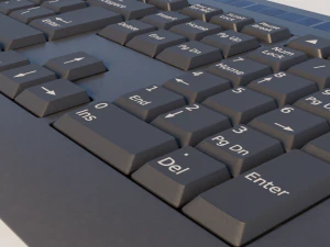 generic wireless keyboard 3D Model