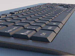 generic wireless keyboard 3D Model