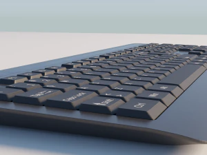 generic wireless keyboard 3D Model