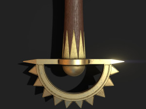 zweihander 3D मॉडल