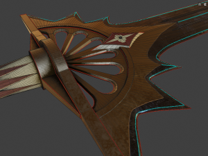 zweihander 3D मॉडल